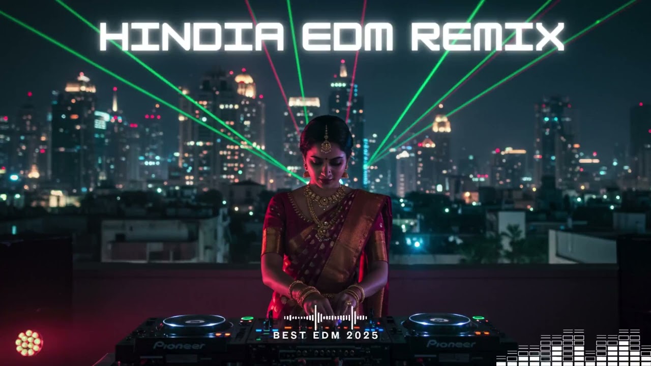 ✨ Hindi Glow EDM Remix — Bollywood Neon Party Mix 🎆