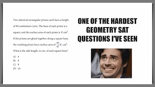Can you do this Hard SAT Geometry Problem under 1 minute?