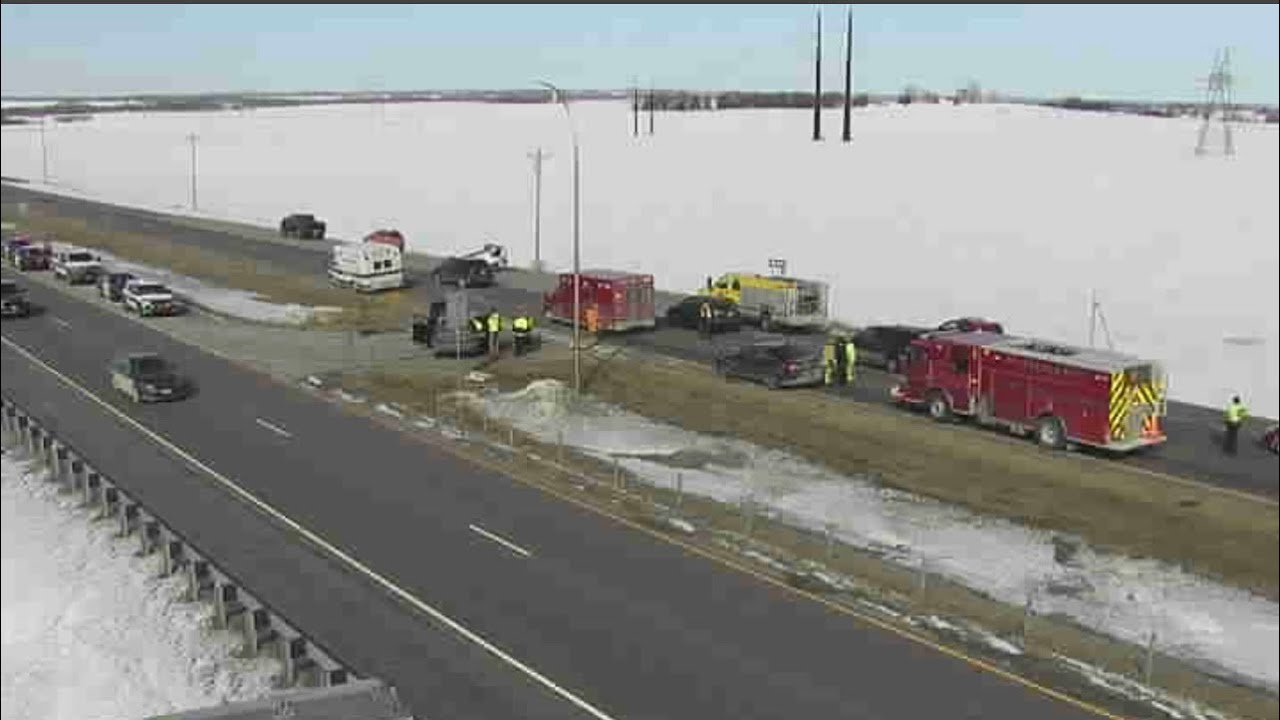 Squad Involved Crash Hampton, MN YouTube