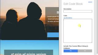 EditMode: code blocks