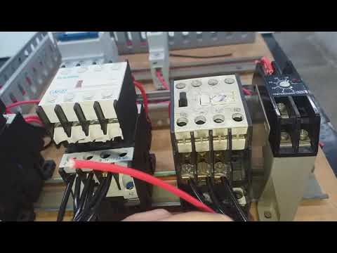 Comandos Elétricos: Aula 93 -Continuação-Montagem do circuito de comando-Partida Estrela- Triângulo