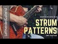 How to work out strum patterns on guitar