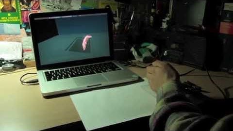 Homemade Kinect - Arduino + Blender