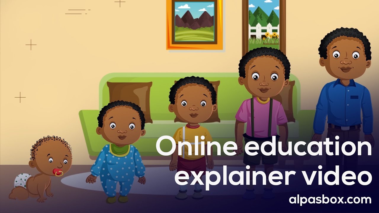 Online education explainer video by Alpasbox (animated education