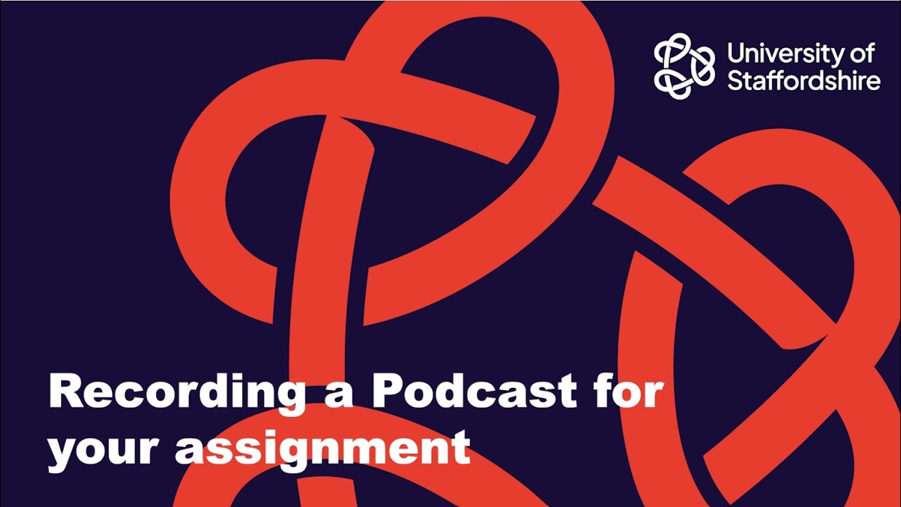 Recording a Podcast for your assignment - YouTube