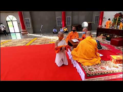 พิธีบรรพชาสามเณร วัหมื่นพุทธเมตตาคุณาราม ประจำปีการศึกษา 2563