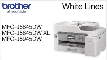 MFCJ5845DW or MFCJ5945DW clear white lines
