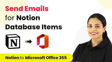 How to Send Emails in Microsoft Outlook for New Items in Notion Databases