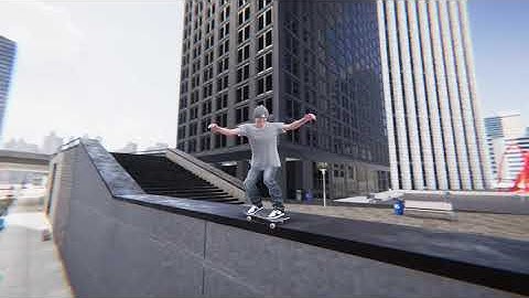 Skater XL - Hardflip 180 to FS boardslide switch 270 tre flip to losi grind BS 360 inward heelflip