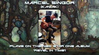 Marcel Singor (Kayak, Ayreon) plays a mind-boggling guitar solo on the new Star One album!
Marcel plays a solo in the track Today is Yesterday of the new Star One album ‘Revel In Time’. Check out this video to see him play the solo live. For me he’s truly one of the most amazing and unique guitar players around right now. Honored to have you on the album, Marcel, hats off to you!
You can pre-order the album, signed by me, here: https://www.merchandise.nu/en/collections/star-one Marcel Singor (Kayak, Ayreon) plays a mind-boggling guitar solo on the new Star One album!