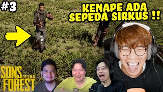DI TENGAH HUTAN KENAPA ADA SEPEDA CANGGIH BEGINI WKWK - Sons Of The Forest Indonesia Part 3
