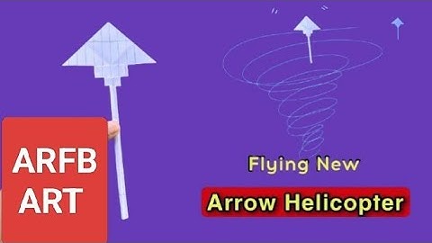 New flying arrow helicopter, notebookpaper flying rocket | aeroplane kaisebanate hain
