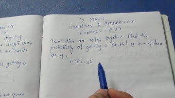 TN 10 Maths Statistics And Probability Example 8.28