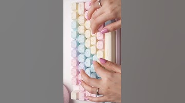 ASMR-Typing Keyboard #typing #asmrsounds #asmrkeyboard