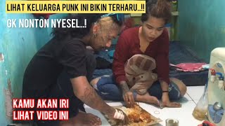 PASANGAN PUNK INI JADI INSPIRASI DAN VIRAAL..‼️lihat makan sebungkus berdua di kontrakan yang sed.❓