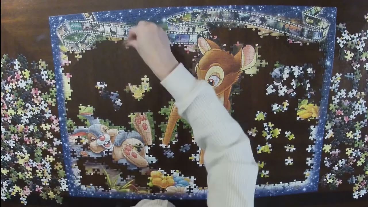 Disney’s Bambi - 1,000 Piece Timelapse Jigsaw Puzzle - Relaxing/Satisfying