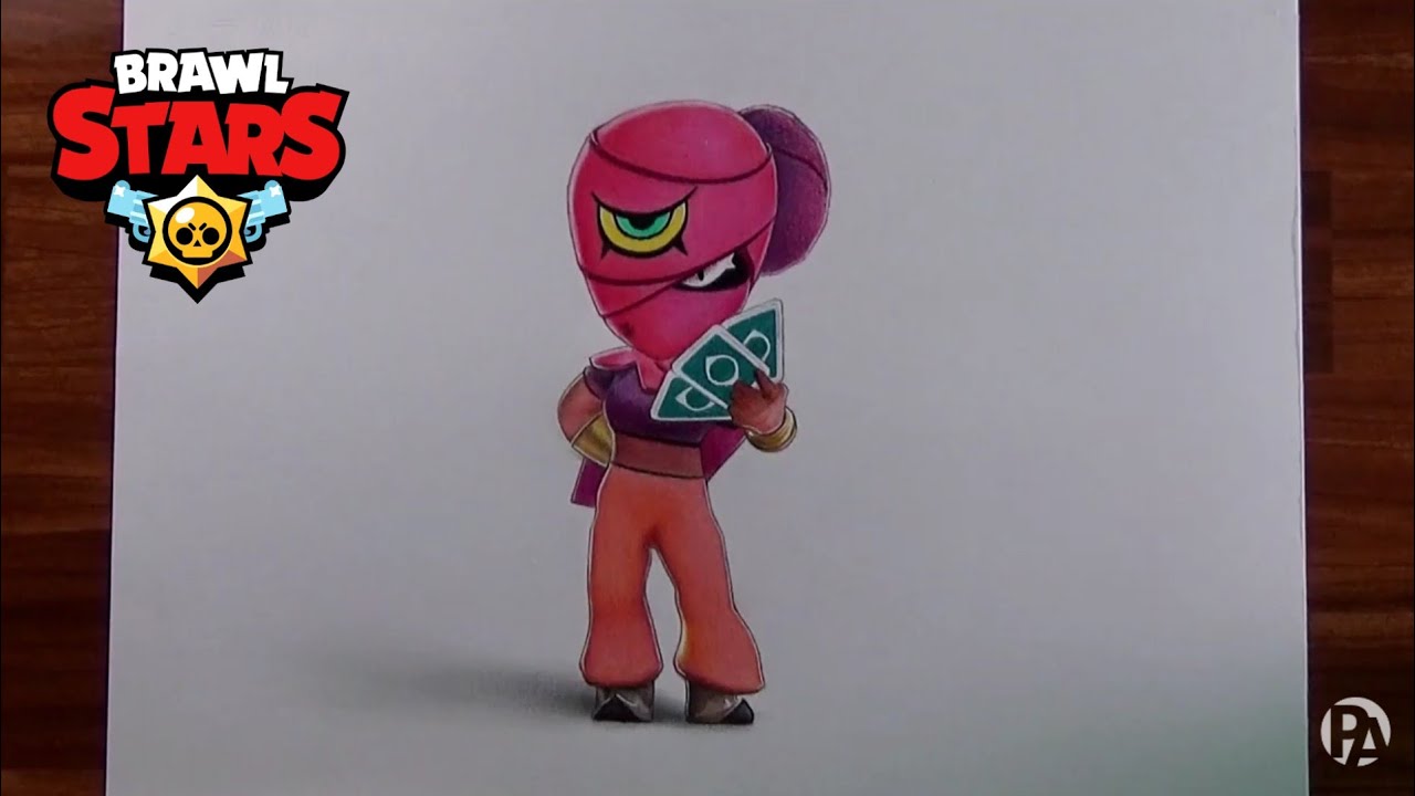 Dibujando A Tara De Brawl Stars Patrickart Youtube - como dibujar a tara brawl stars paso a paso carton