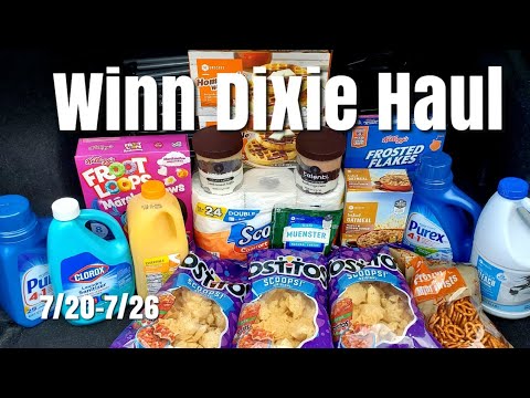 Winn Dixie Couponing Haul| Ibotta Deals| Winn Dixie Wednesday