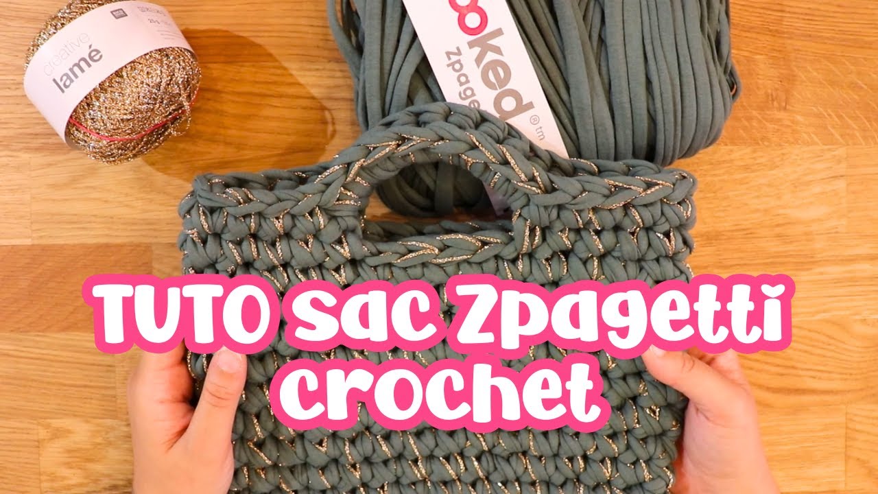 Tuto Crochet : Sac Fil Zpagetti Hoooked – Facile & Rapide