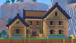 БОЛЬШОЙ КРАСИВЫЙ ОСОБНЯК в Майнкрафт - Как построить дом в Minecraft