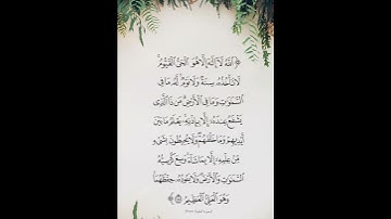 القرآن الكريم آيه الكرسي من سورة البقره بصوت الشيخ سعود الشريم #قرآن #اكسبلور #قران_كريم