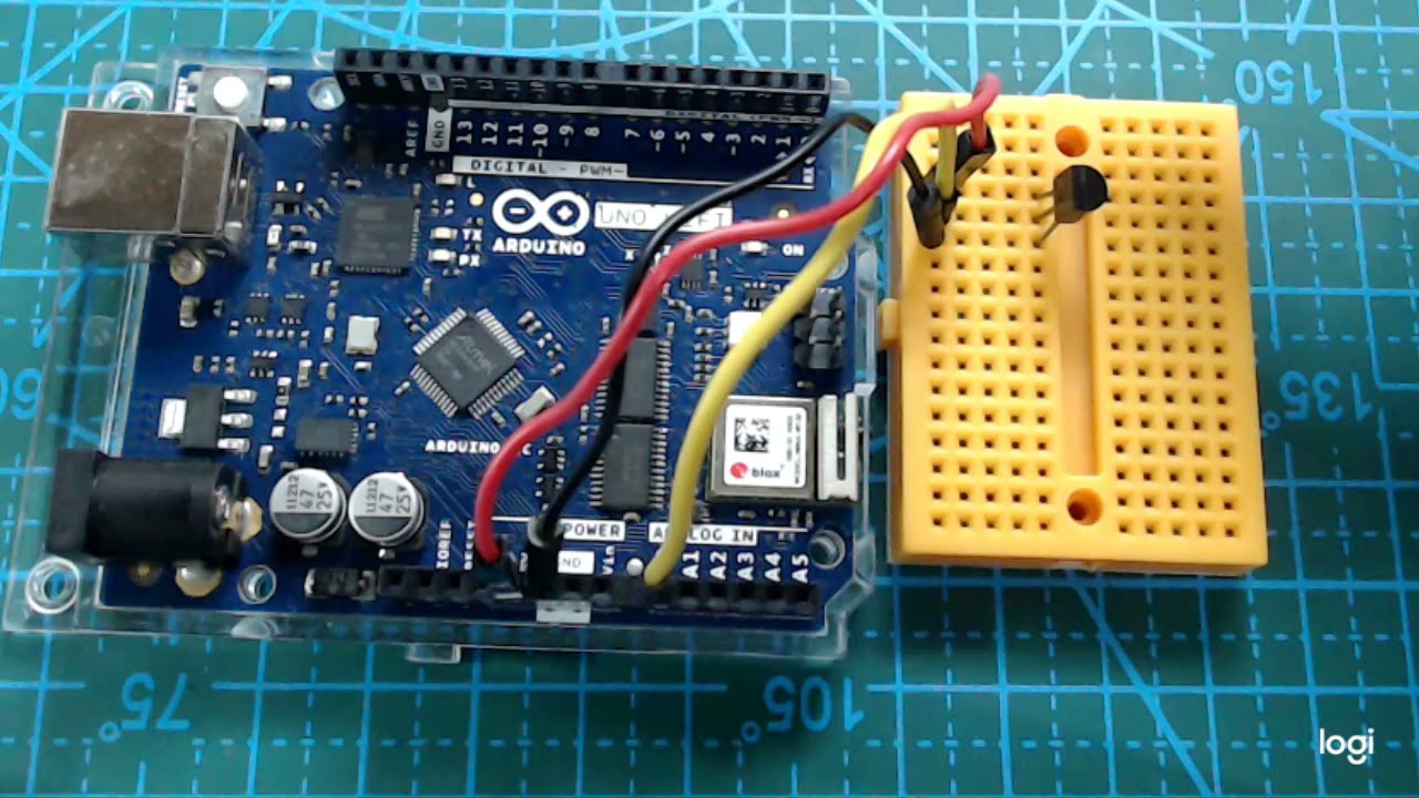 Arduino Uno WiFi Rev2 Temperature Sensor - YouTube
