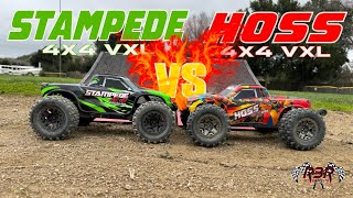 Traxxas HOSS 4X4 VXL Vs Stampede BL-2S