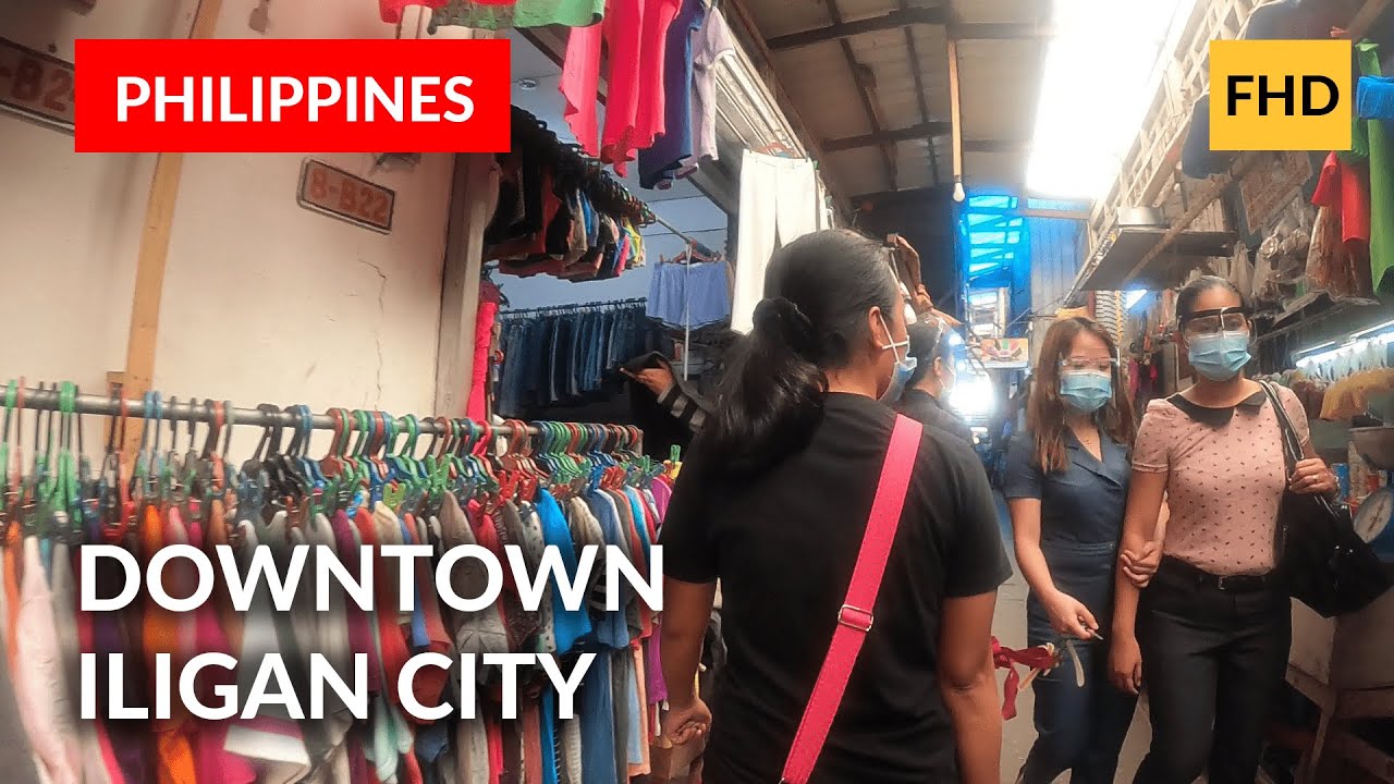 Downtown Iligan City Philippines - Quezon Avenue w/ Nomad Walk