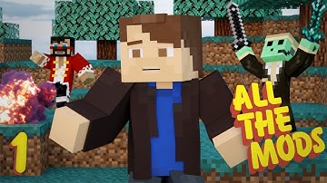 ALL THE MODS 8 w/ CAPTAINSPARKLEZ & PETEZAHHUTT - MINECRAFT MODDED - Ep. 1