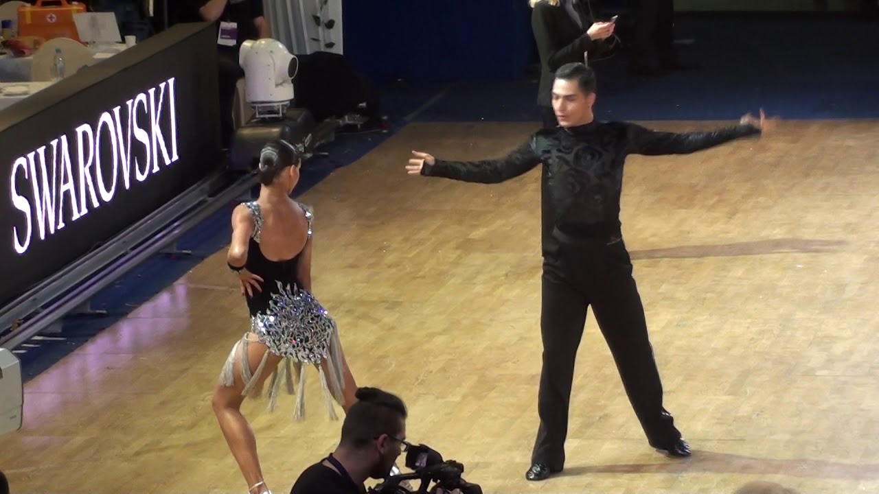 Vadim Dzhangidze - Alisa Glazkova, RUS Cha-Cha WDSF Grand Slam Latin ROC - 2017 quickstep isn't responding