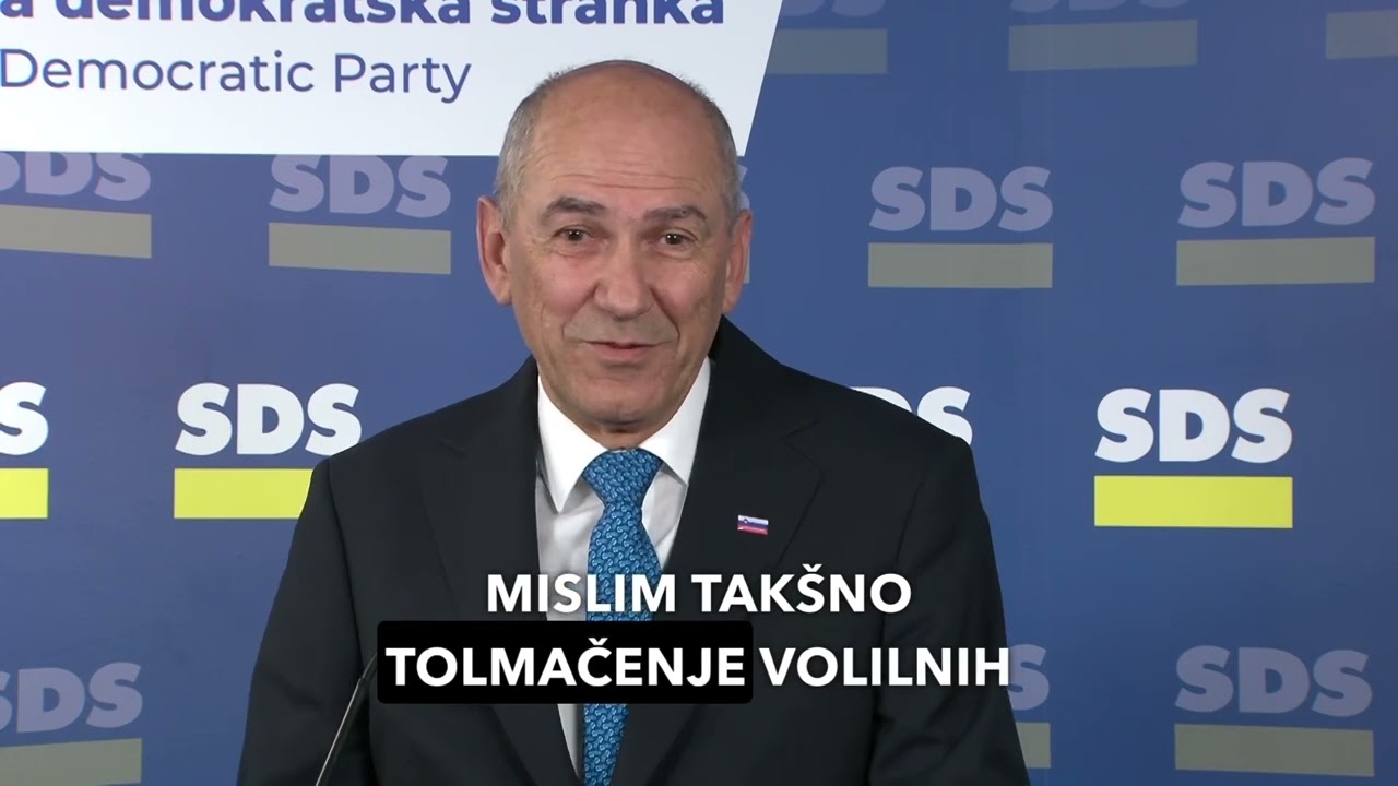 IZJAVA PREDSEDNIKA SDS OB REZULTATIH REFERENDUMA