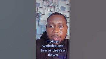 Check if a website is down #shorts