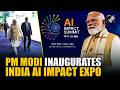 WATCH: PM Modi inaugurates India AI Impact Expo 2026 at Bharat Mandapam