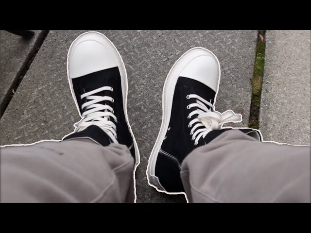 how to lace rick owens ramones low｜TikTok Search