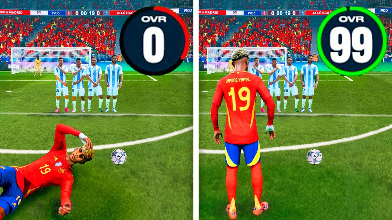 1 Gol de Tiro Libre = Lamine Mejora +1