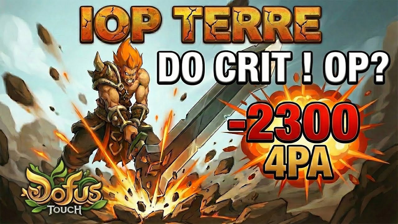 UN STUFF SURPRENANT EN IOP TERRE DO CRIT PVP - DOFUS TOUCH 2026