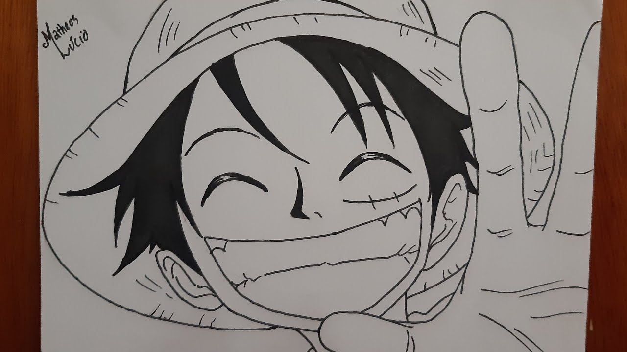 Luffy - One Piece  Desenho de ninja, Tutoriais de desenho anime