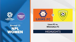 NPL Women Round 13 - Lions FC vs. Mitchelton FC Highlights by Football Queensland 79 views 2 days ago 3 minutes, 34 seconds