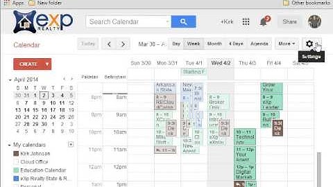 How to set the time zone for Google Apps calendar