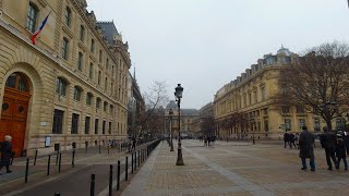 France Walk - Walk around the center of Paris - 4K