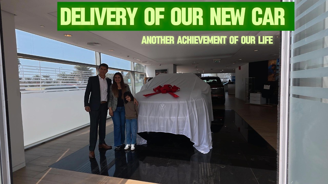 We picked up our new Luxury car in Dubai | New Car Pooja in Dubai | #dailyvlog #newcar #luxurycars