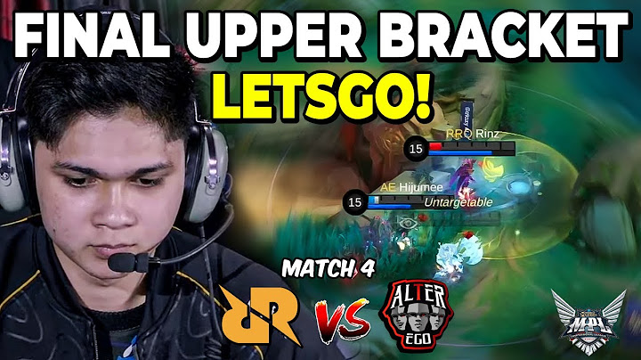 RRQ MENUJU UPPER BRACKET FINAL! RRQ VS ALTER EGO MATCH 4 MPL PLAYOFF!