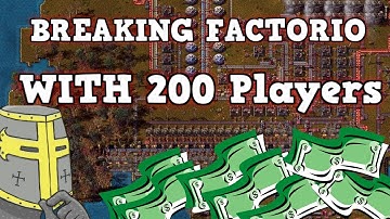 Breaking Factorio By Forcing 200 Workers To Do My Bidding Live