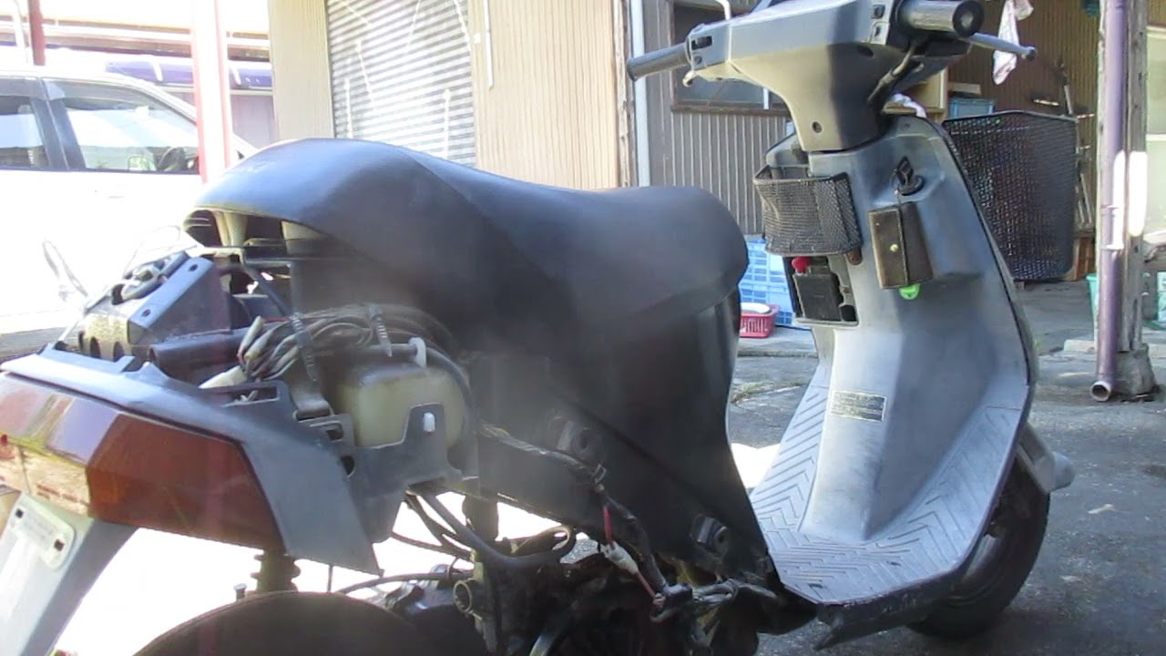 アドレス50EX（CA1CB）パイプクリーナーでマフラー洗浄