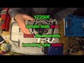 YZ250F Top End - Head disassembly | Leak test | New valve