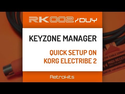 RK002/DUY Zone Manager: Quick Electribe configuration