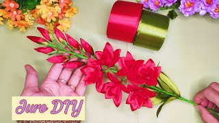 : DIY| cara membuat buket bunga dari pita satin | flower Bouquet #satinribbonflowers