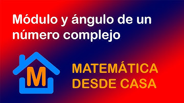 Módulo y ángulo de un número complejo