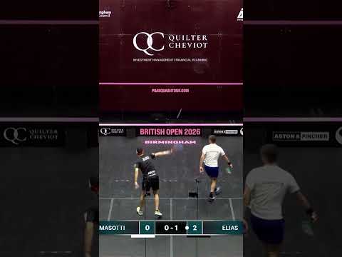 Superb squash from the defending champion! 🙌 Watch the British Open live on SQUASHTV 📺
