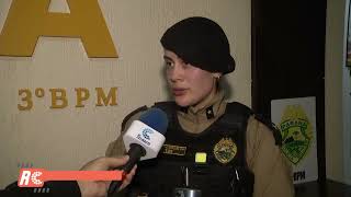 Carreta carregada com carga de cigarros...